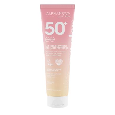 ALPHANOVA DAILY SUN SPF 50+ LAIT SOLAIRE INVISIBLE SUN GLOW 150 ML ALPHANOVA DAILY SUN SPF 50+ LAIT SOLAIRE INVISIBLE SUN GLOW 150 ML