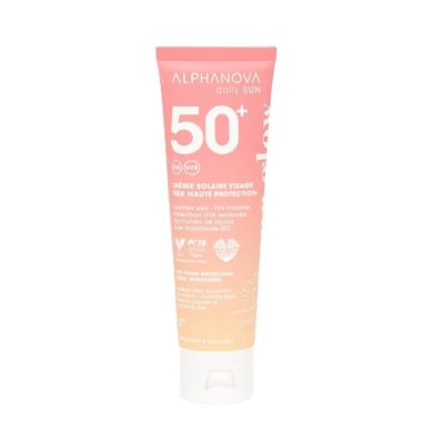 ALPHANOVA DAILY SUN SPF 50+ CREME SOLAIRE VISAGE SUN GLOW 150 ML ALPHANOVA DAILY SUN SPF 50+ CREME SOLAIRE VISAGE SUN GLOW 150 ML