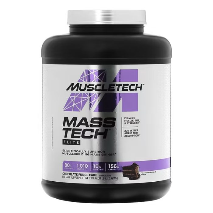MUSCLETECH MASS TECH ELITE CHOCOLATE FUDGE CAKE 2.72 KG MUSCLETECH MASS TECH ELITE CHOCOLATE FUDGE CAKE 2.72 KG