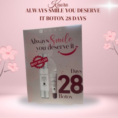 KUORA COFFRET ALWAYS SMILE YOU DESERVE IT BOTOX 28 DAYS KUORA COFFRET ALWAYS SMILE YOU DESERVE IT BOTOX 28 DAYS