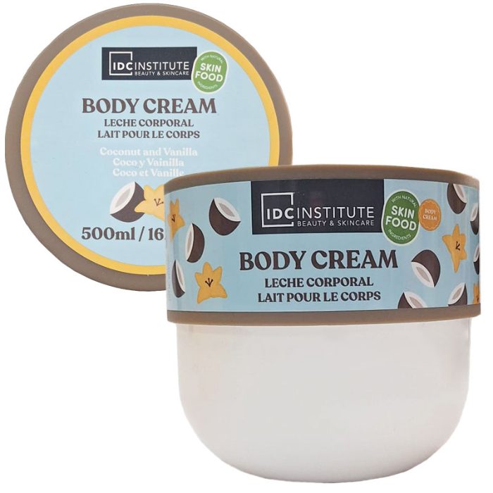 IDC INSTITUTE BODY CREAM COCO ET VANILLE 500 ML IDC INSTITUTE BODY CREAM COCO ET VANILLE 500 ML