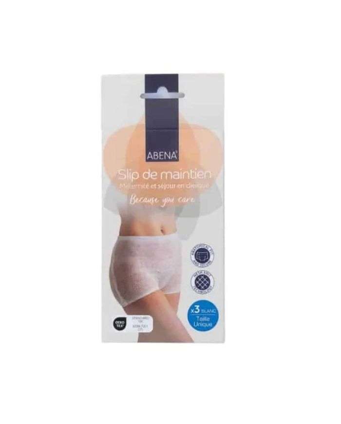 ABENA SLIP DE MAINTIEN PACK DE TAILLE UNIQUE BLANC ABENA