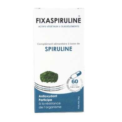 FIXA SPIRULINE SPIRULINE 60 GELULES FIXA SPIRULINE SPIRULINE 60 GELULES