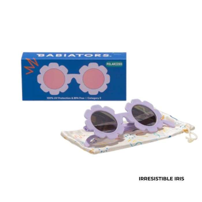 BABIATORS LUNETTES SOLAIRES POLARIZED FLEUR VERRES MIROIR 0-2 ANS