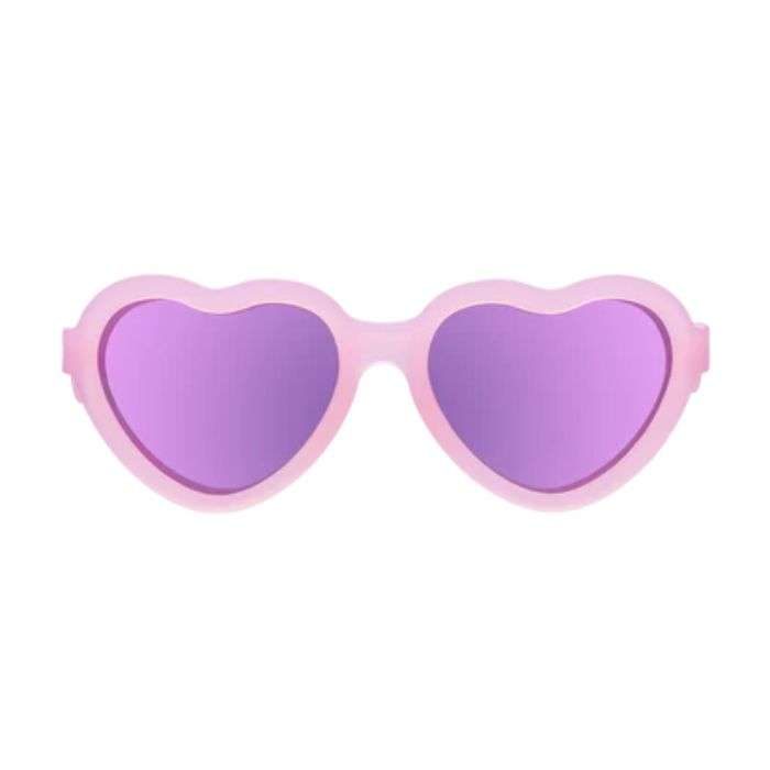 BABIATORS LUNETTE SOLAIRE POLARIZED COEURS VERRES MIROIR VIOLETTES AGE 0-2 ANS BABIATORS LUNETTE SOLAIRE POLARIZED COEURS VERRES MIROIR VIOLETTES AGE 0-2 ANS