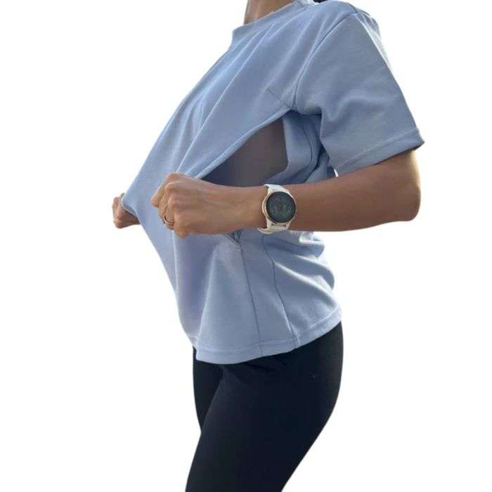 BAMBIDOU T SHIRT D'ALLAITEMENT LAVANDE BAMBIDOU T SHIRT D'ALLAITEMENT LAVANDE