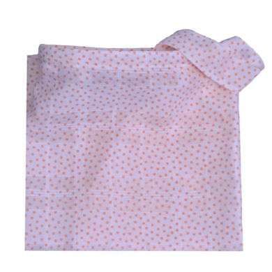 BAMBIDOU TABLIER ALLAITEMENT EN GAZE BLANC A POIS ORANGE BAMBIDOU TABLIER ALLAITEMENT EN GAZE BLANC A POIS ORANGE