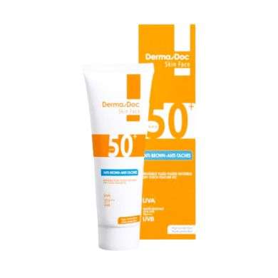 DERMADOC SKIN FACE CREME SOLAIRE ANTI TACHES SPF50+ INVISIBLE 50ML DERMADOC SKIN FACE CREME SOLAIRE ANTI TACHES SPF50+ INVISIBLE 50ML