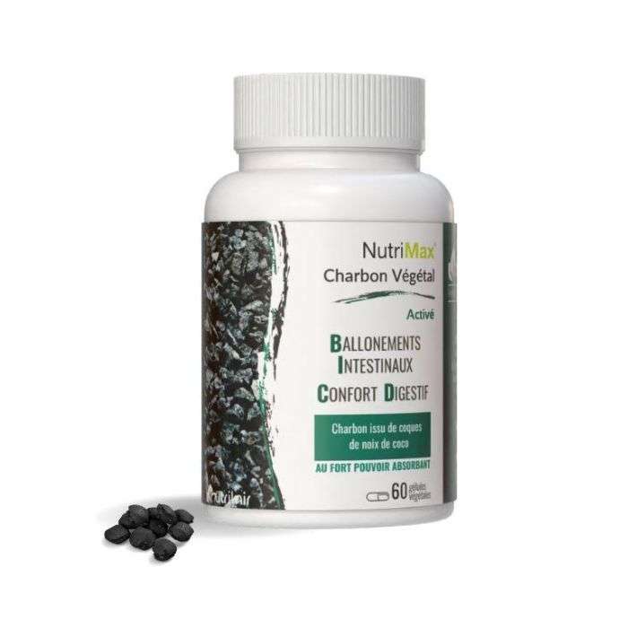NUTRIMAX CHARBON VEGETAL ACTIVE 60 GELULES NUTRIMAX CHARBON VEGETAL ACTIVE 60 GELULES