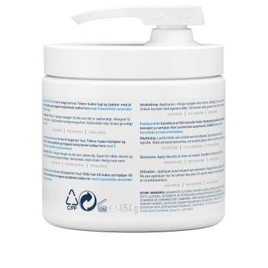 CERAVE BAUME HYDRATANT AVEC POMPE 454 G CERAVE BAUME HYDRATANT AVEC POMPE 454 G