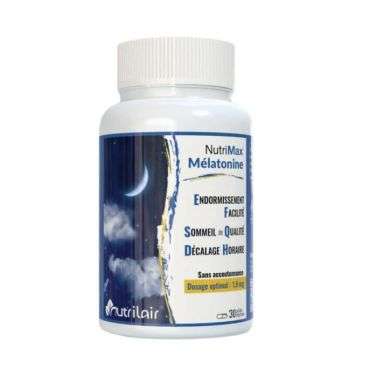 NUTRIMAX MELATONINE 30 GELULES VEGETALES NUTRIMAX MELATONINE 30 GELULES VEGETALES