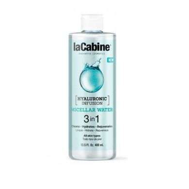 LA CABINE EAU MICELLAIRE 3 EN 1 HYALURONIC INFUSION 400 ML LA CABINE EAU MICELLAIRE 3 EN 1 HYALURONIC INFUSION 400 ML