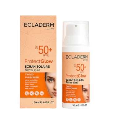 ECLADERM LUXE PROTECT GLOW ECRAN SOLAIRE SPF50 + TEINTE CLAIR 50ML