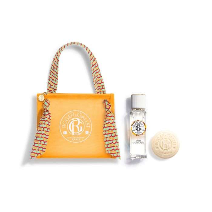 ROGER ET GALLET KIT ENSOLEILLE SAC FOULARD BOIS D'ORANGE ROGER ET GALLET KIT ENSOLEILLE SAC FOULARD BOIS D'ORANGE