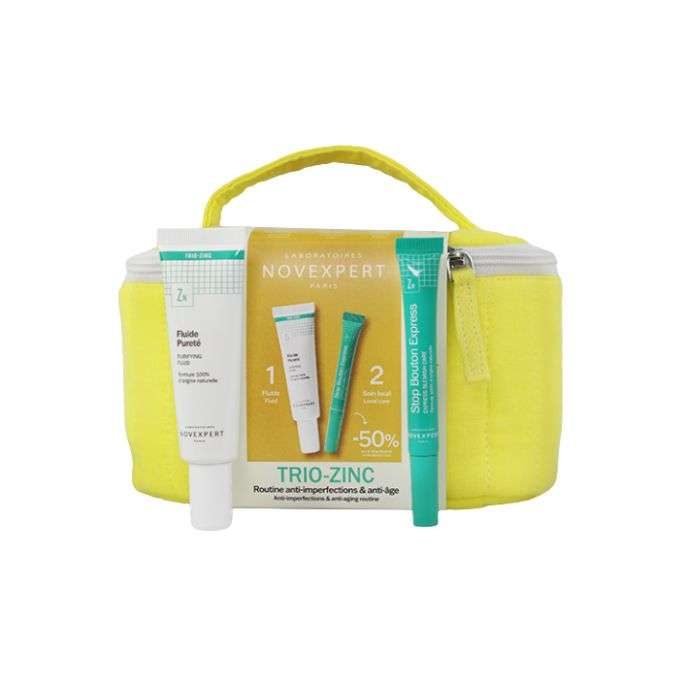NOVEXPERT COFFRET ROUTINE ANTI IMPERFECTION TROUSSE TRIO ZINC NOVEXPERT COFFRET ROUTINE ANTI IMPERFECTION TROUSSE TRIO ZINC