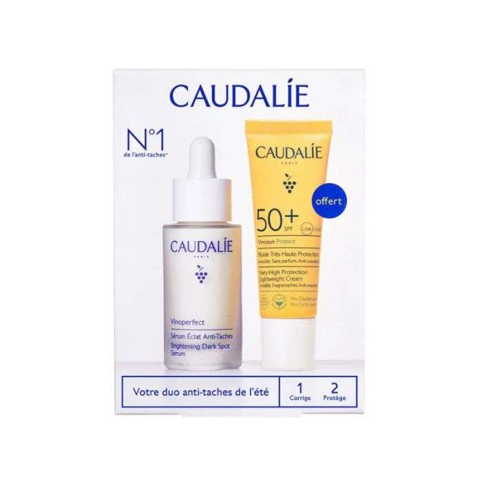 CAUDALIE COFFRET SERUM VINOPERFECT ECLAT ANTI TACHES 30 ML + VINOSUN PROTECT SPF 50+ 20ML OFFERT CAUDALIE COFFRET SERUM VINOPERFECT ECLAT ANTI TACHES 30 ML + VINOSUN PROTECT SPF 50+ 20ML OFFERT