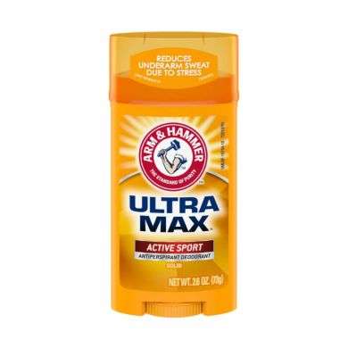 ARM AND HAMMER ULTRA MAX ACTIVE SPORT DEODORANT SOLID 73G