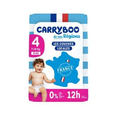 CARRYBOO COUCHES TAILLE 4 44 UNITES 7-18 KG