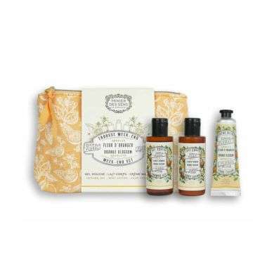 PANIER DES SENS TROUSSE WEEK END FLEUR D'ORANGER PANIER DES SENS TROUSSE WEEK END FLEUR D'ORANGER