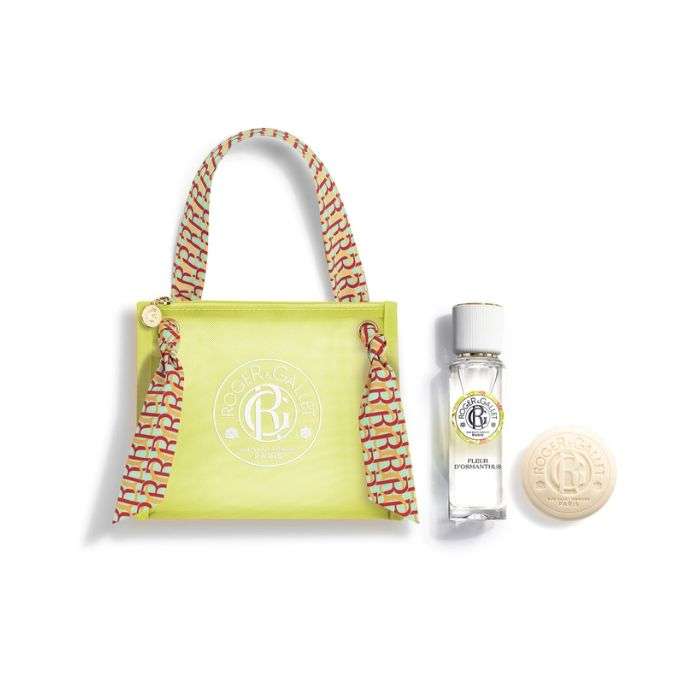 ROGER ET GALLET KIT ENSOLEILLE SAC FOULARD FLEUR D'OSMANTHUS ROGER ET GALLET KIT ENSOLEILLE SAC FOULARD FLEUR D'OSMANTHUS