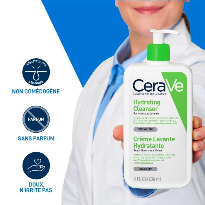CERAVE CREME LAVANTE HYDRATANTE 236 ML CERAVE CREME LAVANTE HYDRATANTE 236 ML
