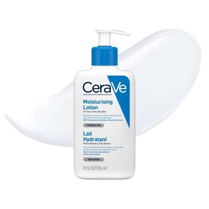 CERAVE LAIT HYDRATANT PEAUX SECHES A TRES SECHES 236 ML CERAVE LAIT HYDRATANT PEAUX SECHES A TRES SECHES 236 ML