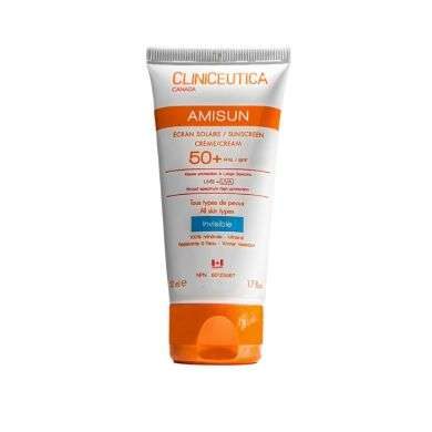 CLINICEUTICAAMISUN ECRAN SOLAIRE SPF 50 + CREME INVISIBLE 50 ML CLINICEUTICAAMISUN ECRAN SOLAIRE SPF 50 + CREME INVISIBLE 50 ML