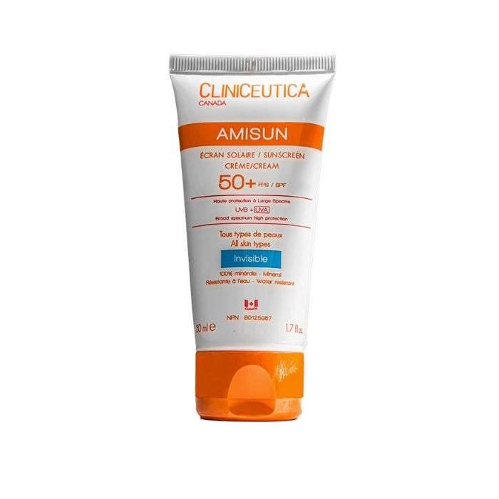 CLINICEUTICAAMISUN ECRAN SOLAIRE SPF 50 + CREME INVISIBLE 50 ML CLINICEUTICAAMISUN ECRAN SOLAIRE SPF 50 + CREME INVISIBLE 50 ML