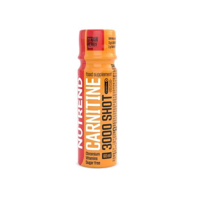 NUTREND CARNITINE 3000 SHOT 60 ML GOUT FRAISE NUTREND CARNITINE 3000 SHOT 60 ML GOUT FRAISE
