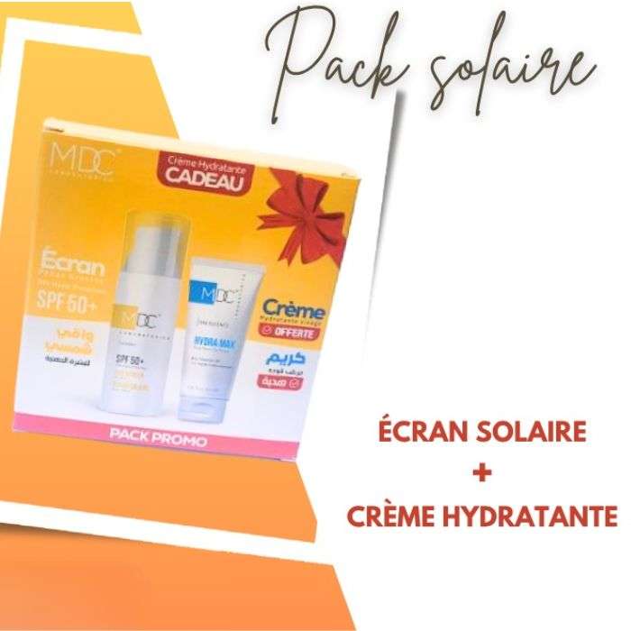 MDC PACK SYNERGY ECRAN SOLAIRE SPF 50+ PEAUX GRASSES 50 ML + CREME HYDRATANTE OFFERTE MDC PACK SYNERGY ECRAN SOLAIRE SPF 50+ PEAUX GRASSES 50 ML + CREME HYDRATANTE OFFERTE