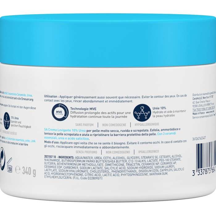 CERAVE SA CREME ANTI RUGOSITE 340G CERAVE SA CREME ANTI RUGOSITE 340G