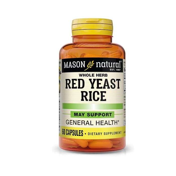 MASON NATURAL RED YEAST RICE 60 CAPSULES MASON NATURAL RED YEAST RICE 60 CAPSULES