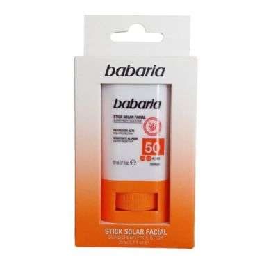 BABARIA STICK SOLAIRE VISAGE SPF50 20ML BABARIA STICK SOLAIRE VISAGE SPF50 20ML