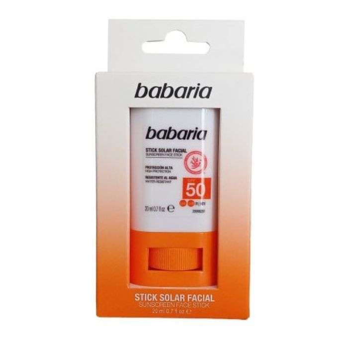 BABARIA STICK SOLAIRE VISAGE SPF50 20ML BABARIA STICK SOLAIRE VISAGE SPF50 20ML