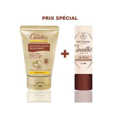 ROGE CAVAILLES PACK CREME MAINS VELOUTANTE 50ML + BAUME LEVRES GOURMAND ROGE CAVAILLES PACK CREME MAINS VELOUTANTE 50ML + BAUME LEVRES GOURMAND