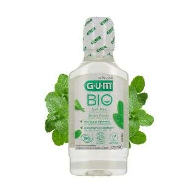 GUM BIO BAIN DE BOUCHE MENTHE FRAICHE 300 ML GUM BIO BAIN DE BOUCHE MENTHE FRAICHE 300 ML