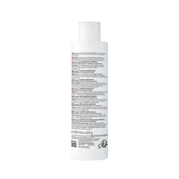 VICHY DERCOS TECHNIQUE ENERGY + SHAMPOING STIMULANT ANTI CHUTE 200 ML VICHY DERCOS TECHNIQUE ENERGY + SHAMPOING STIMULANT ANTI CHUTE 200 ML