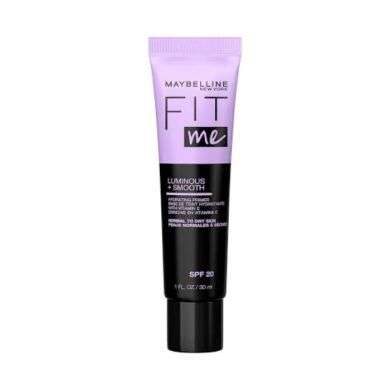 MAYBELLINE FIT ME LUMINOUS + SMOOTH PRIMER SPF20 30ML MAYBELLINE FIT ME LUMINOUS + SMOOTH PRIMER SPF20 30ML