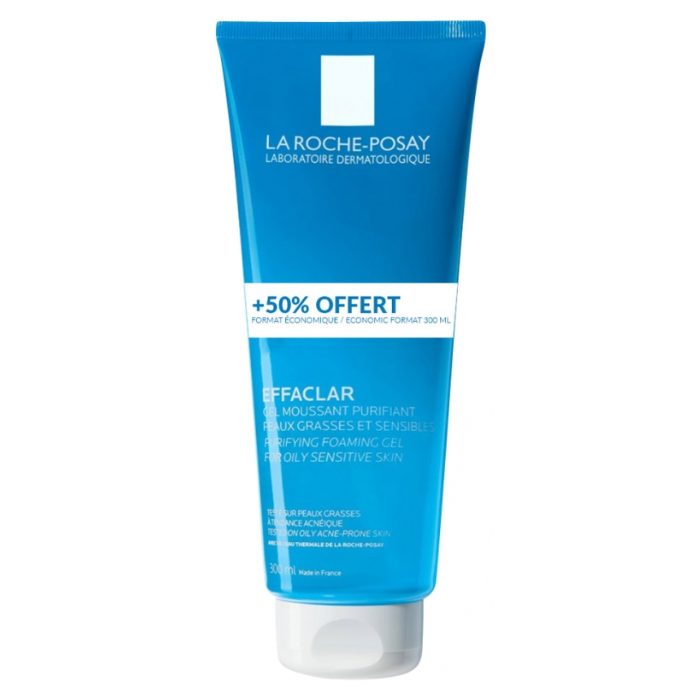 LA ROCHE POSAY EFFACLAR GEL MOUSSANT PURIFIANT 300 ML LA ROCHE POSAY EFFACLAR GEL MOUSSANT PURIFIANT 300 ML