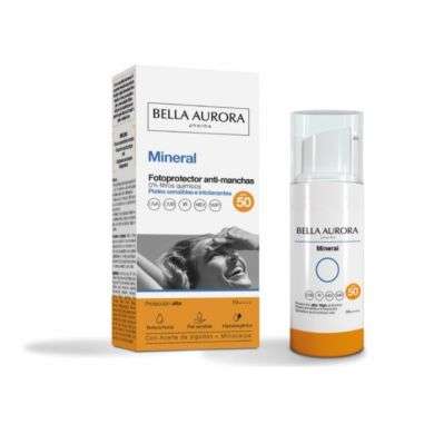 BELLA AURORA FOTOPROTECTOR ANTI TACHES MINERAL SPF50 50ML BELLA AURORA FOTOPROTECTOR ANTI TACHES MINERAL SPF50 50ML