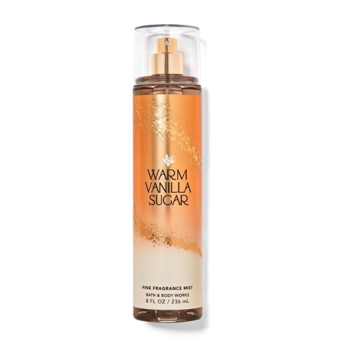 BATH AND BODY WORKS WARM VANILLA SUGAR BRUME PARFUMEE 236 ML BATH AND BODY WORKS WARM VANILLA SUGAR BRUME PARFUMEE 236 ML