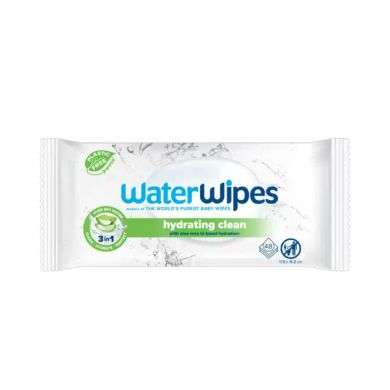 WATERWIPES LINGETTES HYDRATING CLEAN PACK DE 48 WATERWIPES LINGETTES HYDRATING CLEAN PACK DE 48