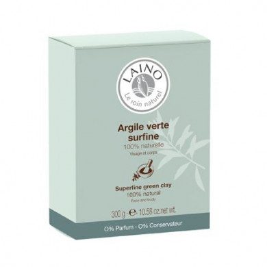 LAINO ARGILE VERTE SURFINE 300 G LAINO ARGILE VERTE SURFINE 300 G