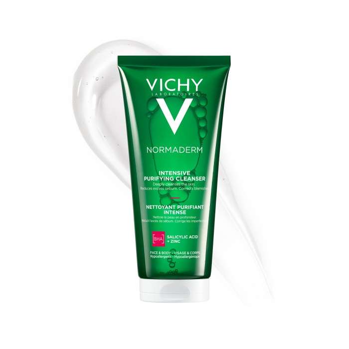 VICHY NORMADERM GEL PURIFIANT INTENSE PEAU GRASSE ET ACNEIQUE 200 ML VICHY NORMADERM GEL PURIFIANT INTENSE PEAU GRASSE ET ACNEIQUE 200 ML