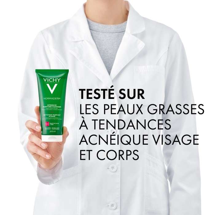 VICHY NORMADERM GEL PURIFIANT INTENSE PEAU GRASSE ET ACNEIQUE 200 ML VICHY NORMADERM GEL PURIFIANT INTENSE PEAU GRASSE ET ACNEIQUE 200 ML