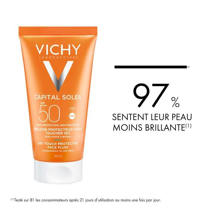 VICHY CAPITAL SOLEIL BB CREME ANTI-BRILLANCE TEINTEE TOUCHER SEC 50 ML VICHY CAPITAL SOLEIL BB CREME ANTI-BRILLANCE TEINTEE TOUCHER SEC 50 ML