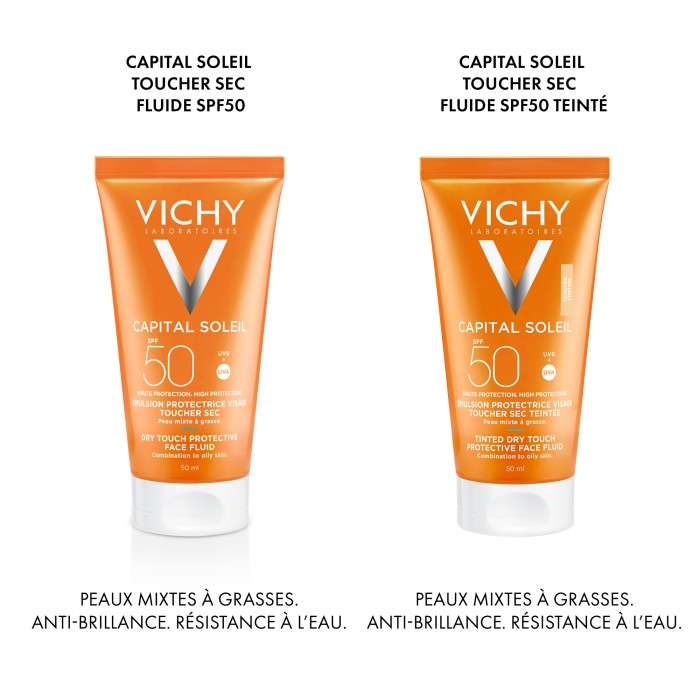 VICHY CAPITAL SOLEIL BB CREME ANTI-BRILLANCE TEINTEE TOUCHER SEC 50 ML VICHY CAPITAL SOLEIL BB CREME ANTI-BRILLANCE TEINTEE TOUCHER SEC 50 ML