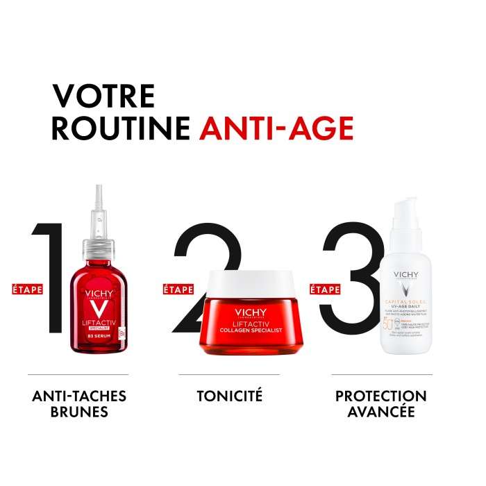 VICHY CAPITAL SOLEIL UV AGE DAILY SPF 50 FLUIDE ANTI PHOTOVIEILLISSEMENT 40 ML