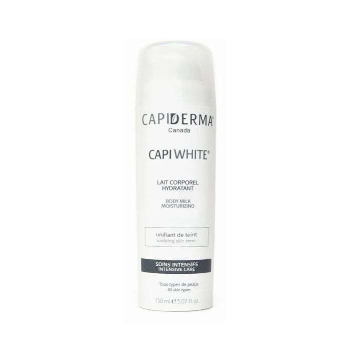 CAPIDERMA CAPIWHITE LAIT CORPOREL DÉPIGMENTANT INTENSIF HYDRATANT 150 ML SOINS INTENSIFS