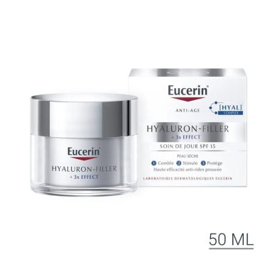 EUCERIN HYALURON FILLER 3* EFFECT SOIN DE JOUR SPF 15 PEAU SECHE 50ML EUCERIN HYALURON FILLER 3* EFFECT SOIN DE JOUR SPF 15 PEAU SECHE 50ML